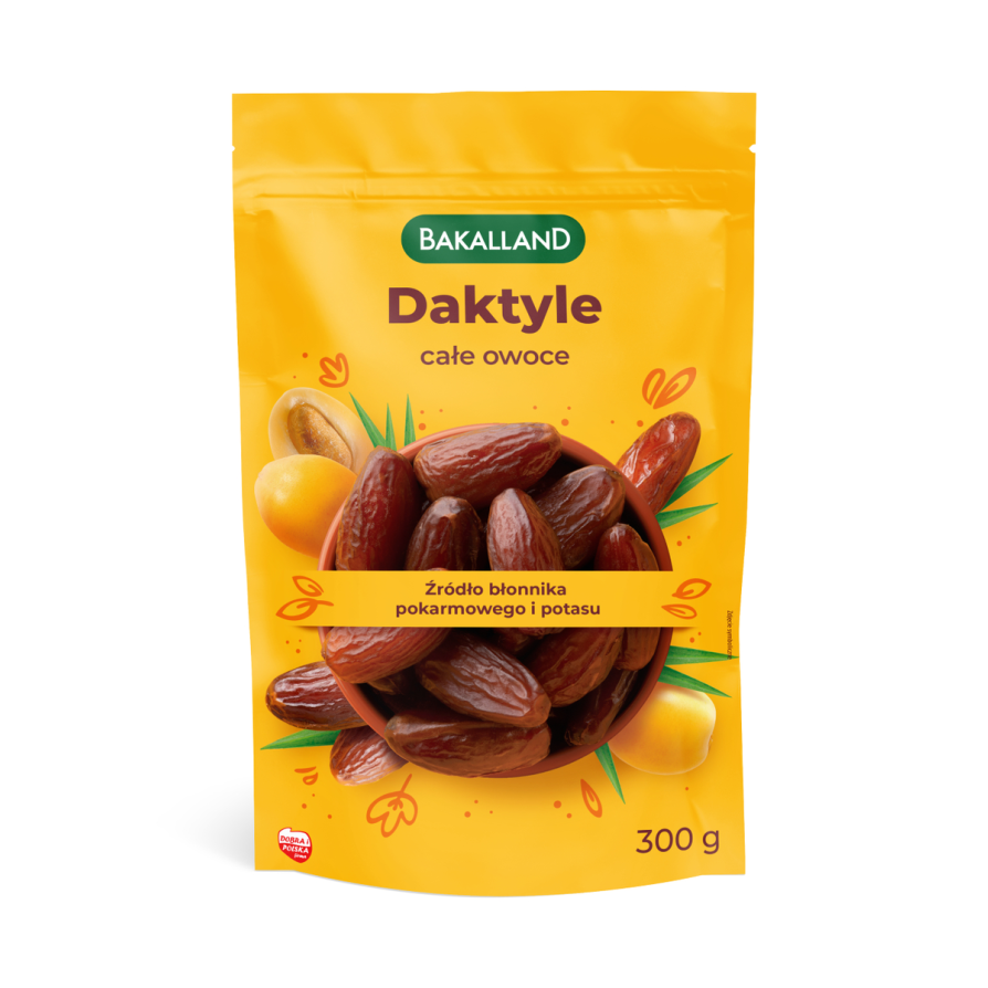 Džiovintos datulės, BAKALLAND, 300 g Džiovintos datulės, BAKALLAND, 300 g