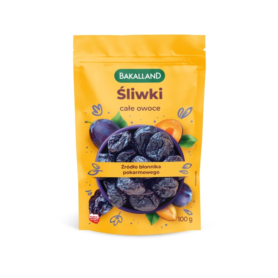 Džiovintos slyvos, BAKALLAND, 100 g Džiovintos slyvos, BAKALLAND, 100 g