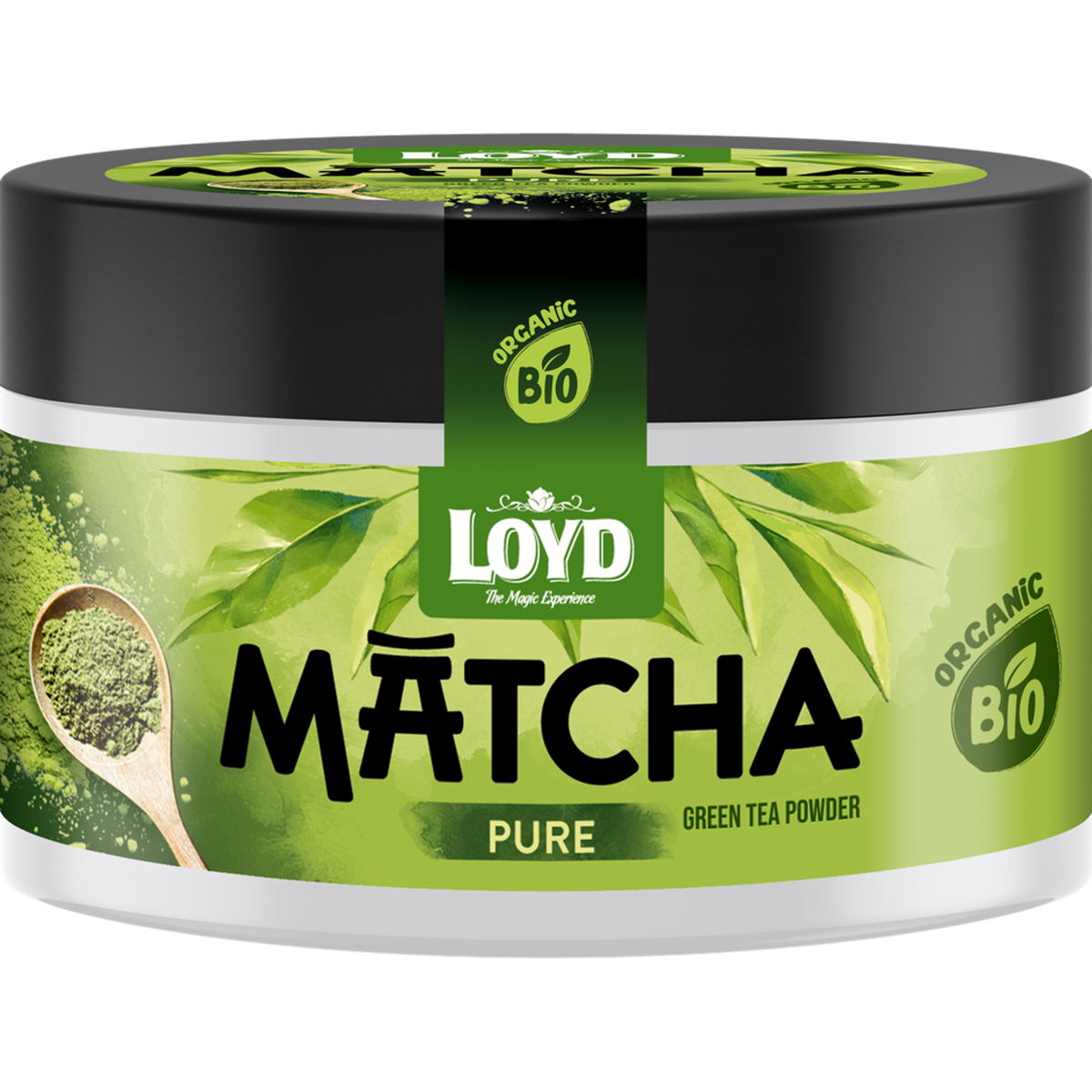Ekologiški žaliosios arbatos milteliai LOYD Matcha, 40 g LT-EKO-001
