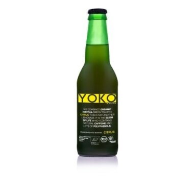 Ekologiškas gaivusis arbatos gėrimas YOKO Matcha Citrus, 330 ml, LT-EKO-001 D