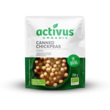Ekologiški avinžirniai sūryme ACTIVUS, plast. maišelyje, 250g LT-EKO-001 Ekologiški avinžirniai sūryme ACTIVUS, plast. maišelyje, 250g LT-EKO-001