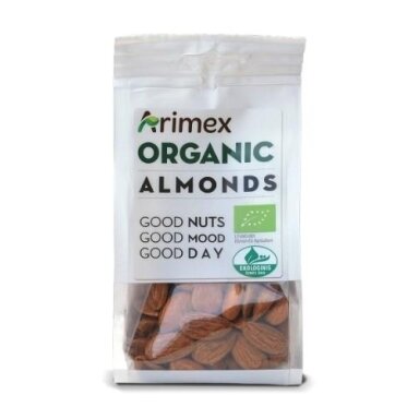 Ekologiški migdolai ARIMEX Organic, 150 g
