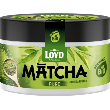 Ekologiški žaliosios arbatos milteliai LOYD Matcha, 40 g LT-EKO-001
