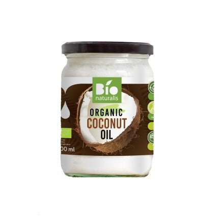 Ekologiškas nerafinuotas maistinis kokosų aliejus BIONATURALIS, 500ml, LT-EKO-001 Ekologiškas nerafinuotas maistinis kokosų aliejus BIONATURALIS, 500ml, LT-EKO-001