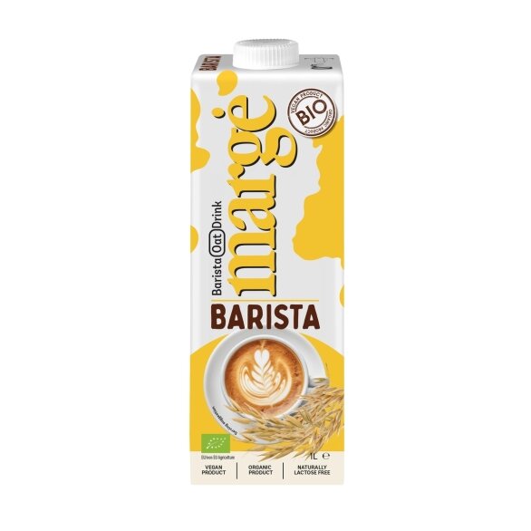 Ekologiškas Barista avižų gėrimas MARGĖ, 1 l, LT-EKO-001