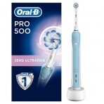 Elektrinis dantų šepetėlis ORAL-B PRO 500 Sensitive, Dėžutė
