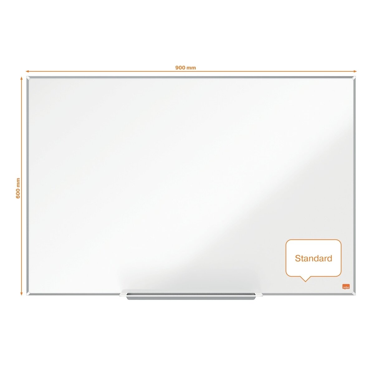 Emaliuota baltoji magnetinė lenta NOBO Impression Pro, 90x60 cm 3 Emaliuota baltoji magnetinė lenta NOBO Impression Pro, 90x60 cm 3