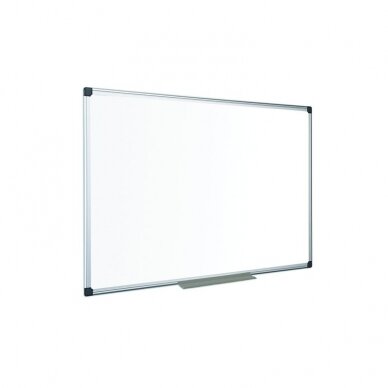 Emaliuota baltoji magnetinė lenta BI-OFFICE MAYA 120x90, aliuminio rėmas