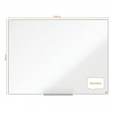 Emaliuota baltoji magnetinė lenta NOBO Impression Pro, 120x90 cm 3