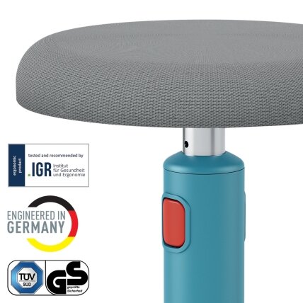 Ergonomiška kėdė Leitz Ergo Cosy, „du viename“, ramios mėlynos spalvos 2 Ergonomiška kėdė Leitz Ergo Cosy, „du viename“, ramios mėlynos spalvos 2