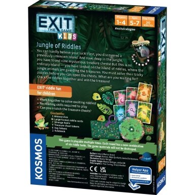 EXIT Kids mokslinis žaidimas vaikams „Jungle of Riddles“ EXIT Kids mokslinis žaidimas vaikams „Jungle of Riddles“