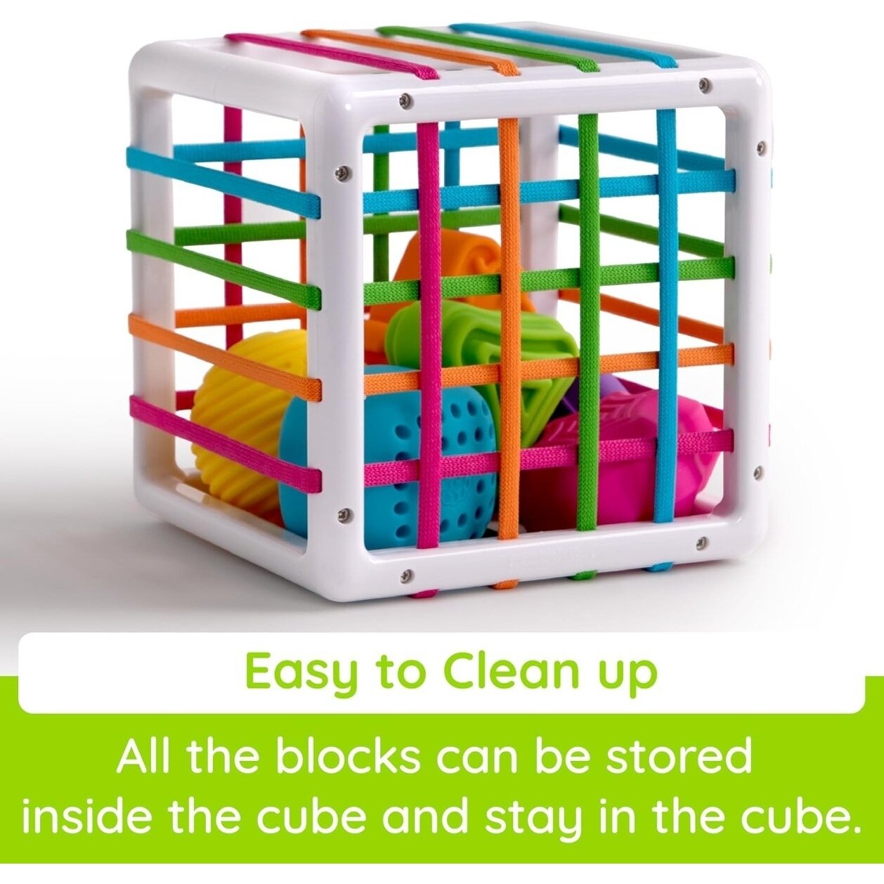 Fat Brain Toys Inovatyvus sensorinis kubas „InnyBin“ 1