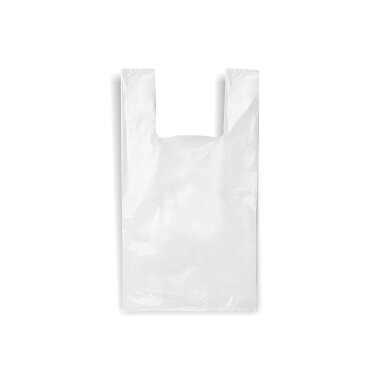 Fasavimo maišeliai su rankenelėmis, 30 / 8 x 55, 15 mk, balti, 100 vnt., 0,75 kg Fasavimo maišeliai su rankenelėmis, 30 / 8 x 55, 15 mk, balti, 100 vnt., 0,75 kg