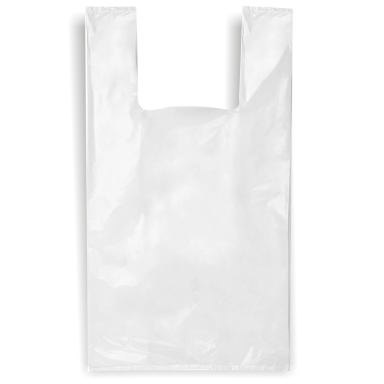 Fasavimo maišeliai su rankenelėmis, balti, 24 / 6 x 45 cm, 14,9 mk, 100 vnt., 0,4 kg Fasavimo maišeliai su rankenelėmis, balti, 24 / 6 x 45 cm, 14,9 mk, 100 vnt., 0,4 kg