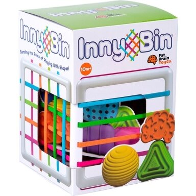 Fat Brain Toys Inovatyvus sensorinis kubas „InnyBin“ Fat Brain Toys Inovatyvus sensorinis kubas „InnyBin“