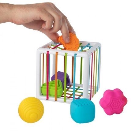Fat Brain Toys Inovatyvus sensorinis kubas „InnyBin“ 7 Fat Brain Toys Inovatyvus sensorinis kubas „InnyBin“ 7