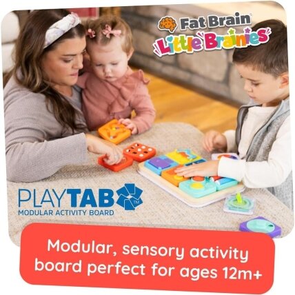 Fat Brain Toys modulinis sensorinis rinkinys „PlayTab“ 2 Fat Brain Toys modulinis sensorinis rinkinys „PlayTab“ 2