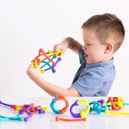 Fat Brain Toys Plip Kit – silikoninis konstruktorius 7 Fat Brain Toys Plip Kit – silikoninis konstruktorius 7