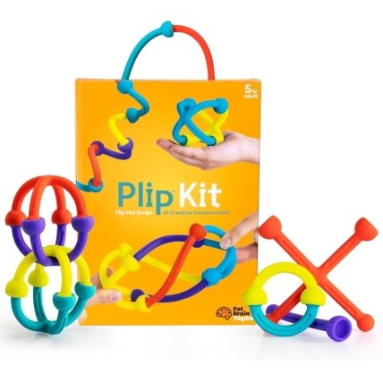 Fat Brain Toys Plip Kit – silikoninis konstruktorius Fat Brain Toys Plip Kit – silikoninis konstruktorius