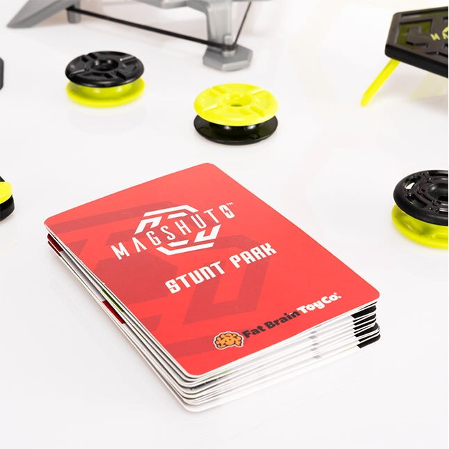 Fat Brain Toys Magshuto Stunt Park – magnetinių triukų ir taiklumo rinkinys 5