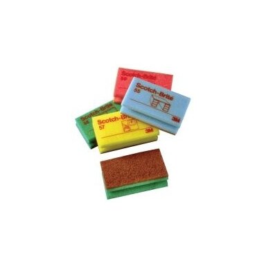 Figūrinė kempinė SCOTCH-BRITE 57, geltona, 1 vnt Figūrinė kempinė SCOTCH-BRITE 57, geltona, 1 vnt
