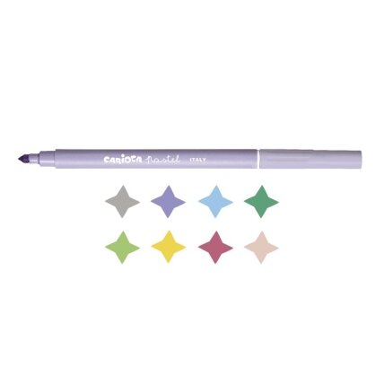 Flomasteriai CARIOCA PASTEL, 8 vnt. 1