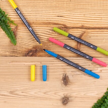 Flomasteriai STAEDTLER, dvipusiai, 18 vnt. 3