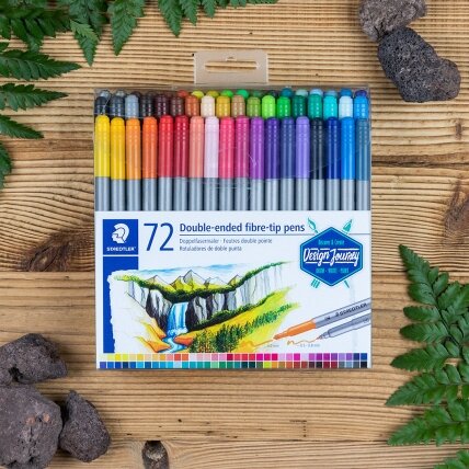 Flomasteriai STAEDTLER, dvipusiai, 72 vnt. 1 Flomasteriai STAEDTLER, dvipusiai, 72 vnt. 1