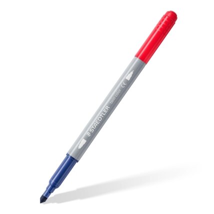 Flomasteriai STAEDTLER, dvipusiai, dvispalviai, 10 vnt. 1 Flomasteriai STAEDTLER, dvipusiai, dvispalviai, 10 vnt. 1
