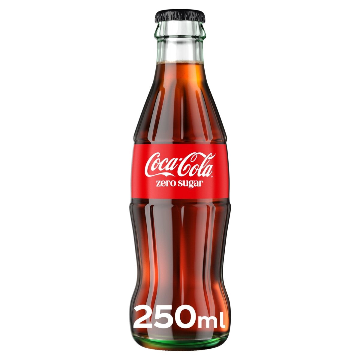 Gaivinantis gėrimas COCA COLA Zero, 0.25 l stiklinis butelis D Gaivinantis gėrimas COCA COLA Zero, 0.25 l stiklinis butelis D