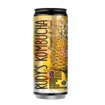 Gaivusis arbatos gėrimas RUDY'S Kombucha, ananasų ir persikų skonio, 0,33 l, skardinė Gaivusis arbatos gėrimas RUDY'S Kombucha, ananasų ir persikų skonio, 0,33 l, skardinė
