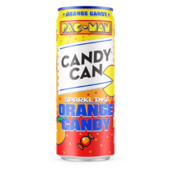 Gazuotas gaivusis gėrimas CANDY CAN x Pac-Man Orange Candy, 0.33 l Gazuotas gaivusis gėrimas CANDY CAN x Pac-Man Orange Candy, 0.33 l