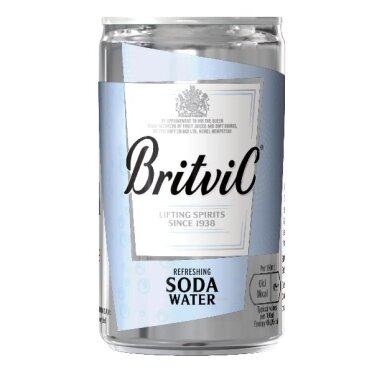Gaivusis gėrimas BRITVIC Soda water, 150ml, D Gaivusis gėrimas BRITVIC Soda water, 150ml, D
