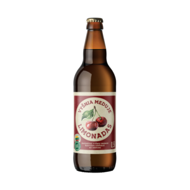 Gaivusis gėrimas KAUNO ALUS VYŠNIA MEDUJE, 0,5l, butelis Gaivusis gėrimas KAUNO ALUS VYŠNIA MEDUJE, 0,5l, butelis