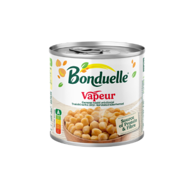 Garuose ruošti avinžirniai BONDUELLE VAPEUR, 265g/310g