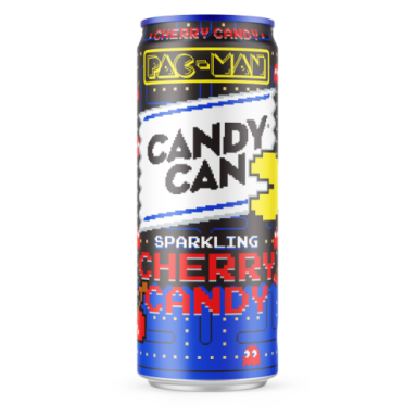 Gazuotas gaivusis gėrimas CANDY CAN x Pac-Man Cherry Candy, 0.33 l Gazuotas gaivusis gėrimas CANDY CAN x Pac-Man Cherry Candy, 0.33 l