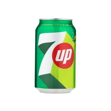 Gazuotas gėrimas 7UP, 0,33 l, skardinė D