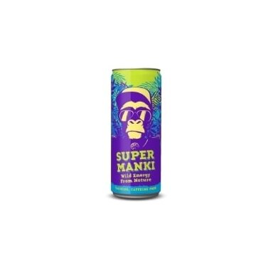 Gazuotas gėrimas SUPER MANKI, energinio gėrimo skonio, 0,33 l, skardinė D Gazuotas gėrimas SUPER MANKI, energinio gėrimo skonio, 0,33 l, skardinė D