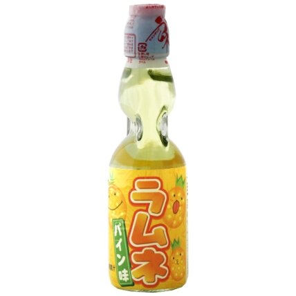 Gaivusis gazuotas gėrimas HATAKOSEN Ramune Pineapple, 0,2l, vnt Gaivusis gazuotas gėrimas HATAKOSEN Ramune Pineapple, 0,2l, vnt