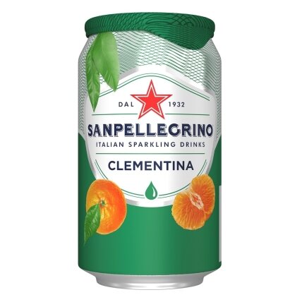 Gaivusis gazuotas gėrimas SAN PELLEGRINO Clementina, 0.33l, skardinė, D Gaivusis gazuotas gėrimas SAN PELLEGRINO Clementina, 0.33l, skardinė, D