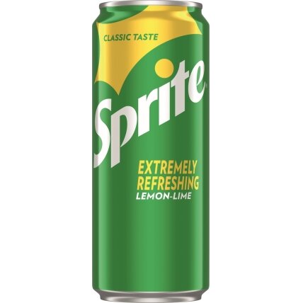 Gazuotas gaivusis gėrimas SPRITE, 0,33 l, skardinė D Gazuotas gaivusis gėrimas SPRITE, 0,33 l, skardinė D