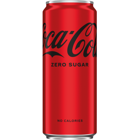 Gazuotas gaivusis gėrimas COCA COLA Zero, 0.33l, skardinė D Gazuotas gaivusis gėrimas COCA COLA Zero, 0.33l, skardinė D