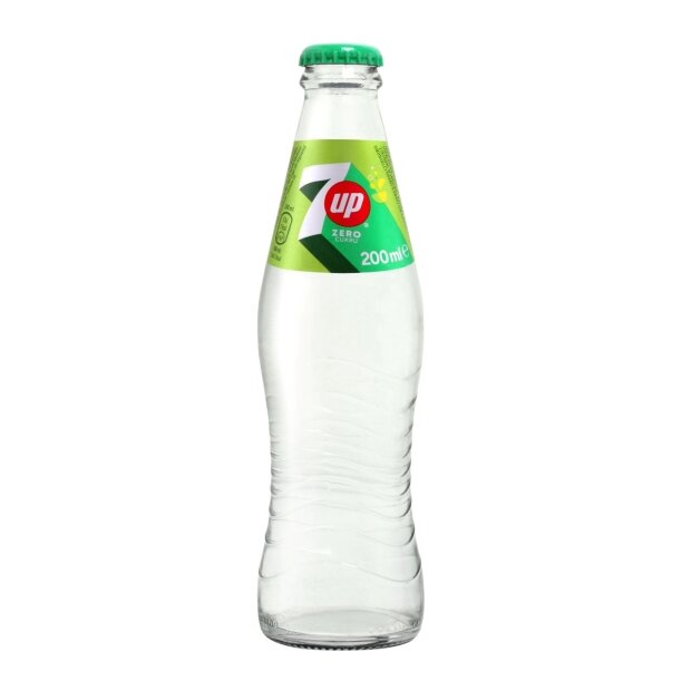 Gazuotas gėrimas, 7UP, 0,2 l, stiklas Gazuotas gėrimas, 7UP, 0,2 l, stiklas
