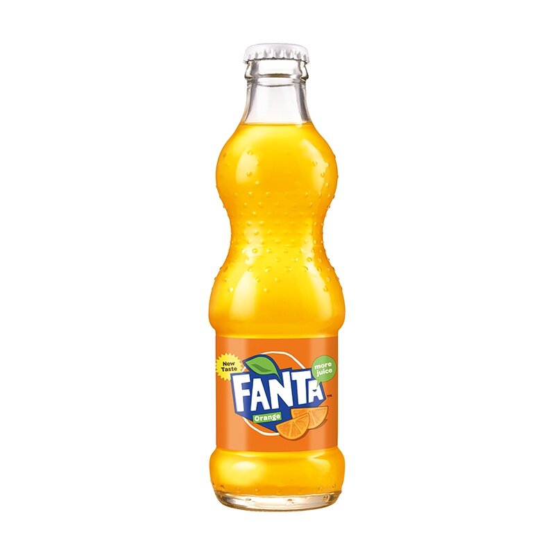 Gaivinantis gėrimas FANTA, 0.25 l, stiklinis buteliukas D Gaivinantis gėrimas FANTA, 0.25 l, stiklinis buteliukas D