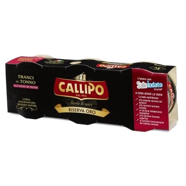 Gelsvauodegis tunas, CALLIPO, alyvuogių aliejuje, 3x70g Gelsvauodegis tunas, CALLIPO, alyvuogių aliejuje, 3x70g
