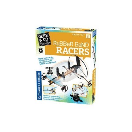 Geek&Co mokslinis rinkinys Rubber Band Racers 1 Geek&Co mokslinis rinkinys Rubber Band Racers 1