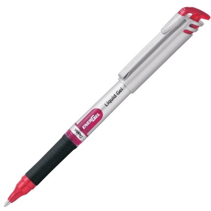 Gelinis rašiklis PENTEL ENERGEL BL17, 0,7 mm., raudona Gelinis rašiklis PENTEL ENERGEL BL17, 0,7 mm., raudona