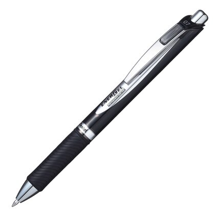 Gelinis rašiklis PENTEL ENERGEL DOCUMENT 0.7 mm., juoda Gelinis rašiklis PENTEL ENERGEL DOCUMENT 0.7 mm., juoda