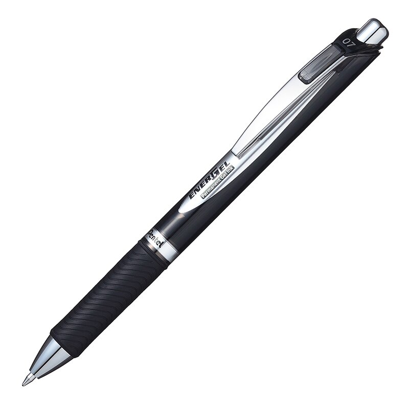 Gelinis rašiklis PENTEL ENERGEL DOCUMENT 0.7 mm., juoda Gelinis rašiklis PENTEL ENERGEL DOCUMENT 0.7 mm., juoda