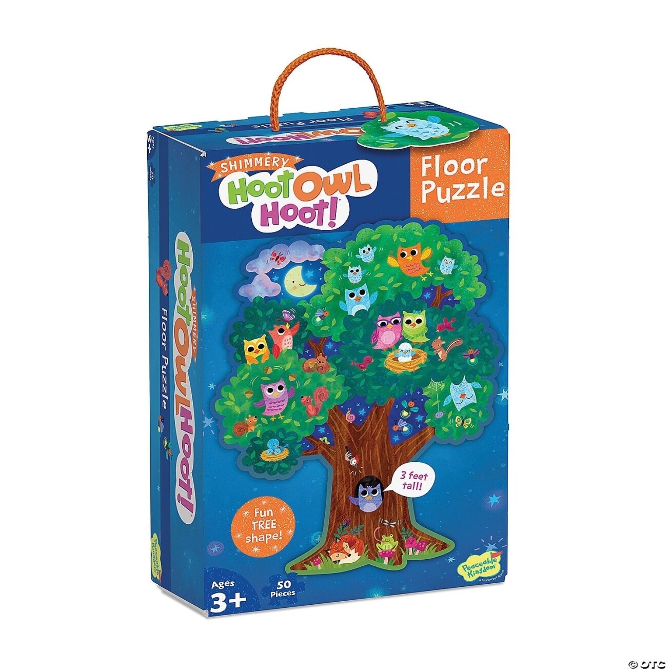 Grindų dėlionė „Hoot Owl Hoot Floor Puzzle“ Grindų dėlionė „Hoot Owl Hoot Floor Puzzle“